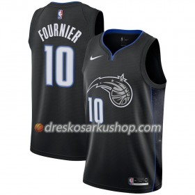 Muški NBA Dres Orlando Magic Evan Fournier 10 Nike 2018-19 City Edition Crna Swingman